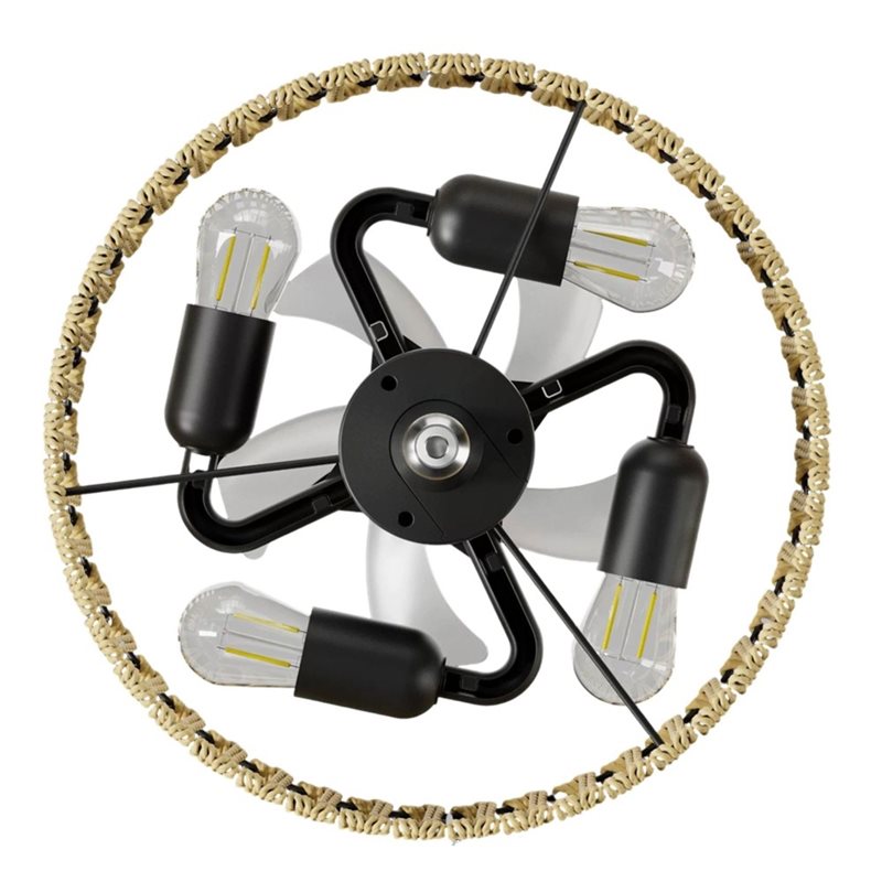 Home Bathroom Fan - Modern 3-Speed Ceiling Fans With Lights