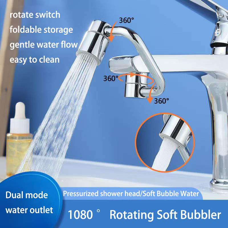 Home Kitchen Bathroom Marketing - 1080° Rotating Bathroom Basin Faucet Extender