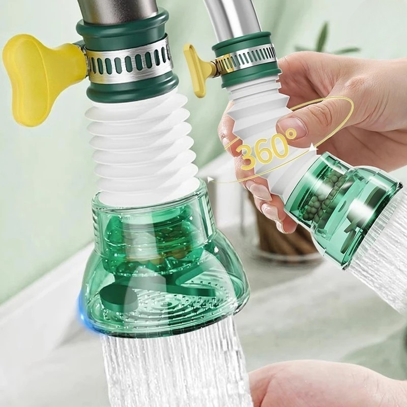 Home Kitchen Bathroom Marketing - Universal 360 Degrees Rotatable Faucet Filter