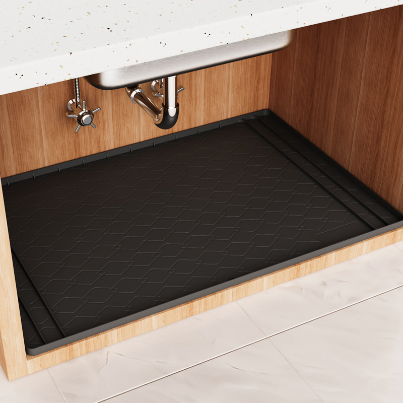 Silicone Under Sink Mat Kitche - Home Essentials Bathroom Storage 评论和价格