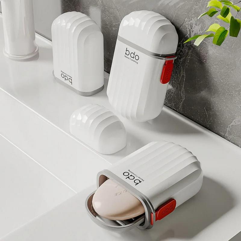 1Pc Travel Soap Dish with Drai - Bathroom Home Improvement 评论和价格
