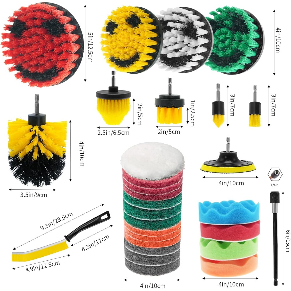 32-Piece Drill Brush Cleaning  - Home Bathroom Images 评论和价格
