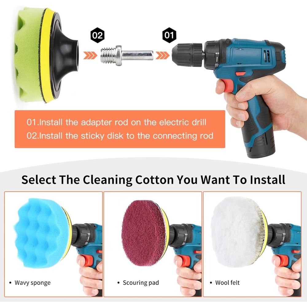 32-Piece Drill Brush Cleaning  - Home Bathroom Images 评论和价格
