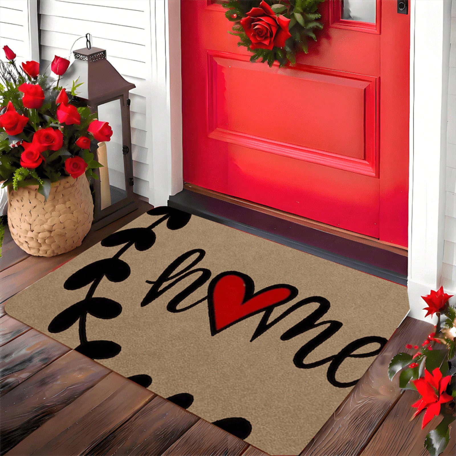 1pc Valentine's Day Heart Home - Home Bathroom Decor Ideas 评论和价格