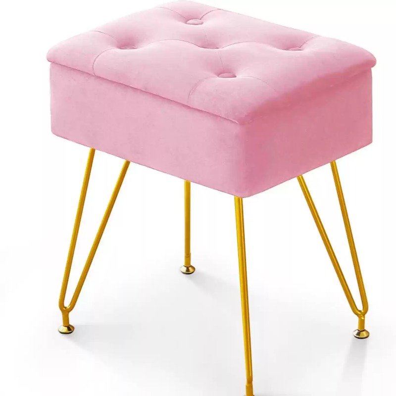 Modern Soft Vanity Stool Ottom - Home Living Bathroom Vanity 评论和价格
