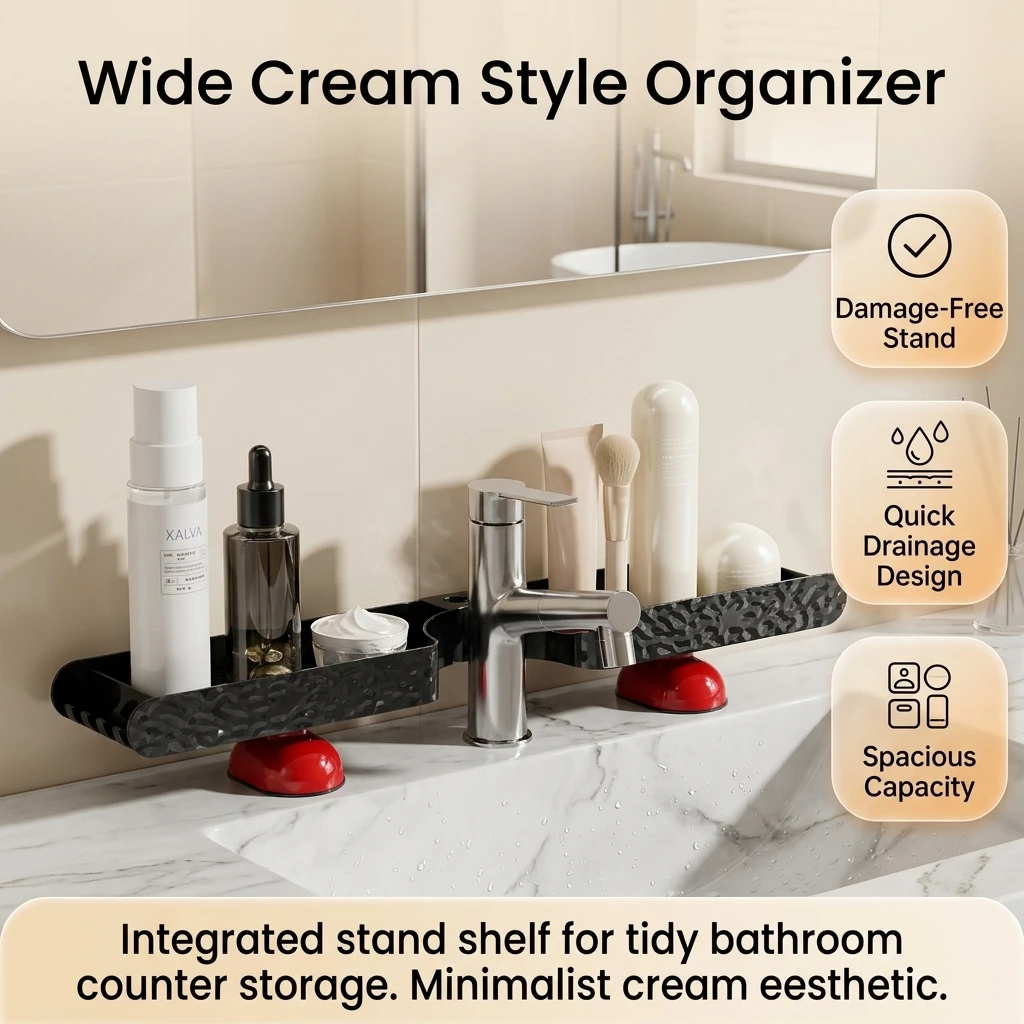 Bathroom Organizer Cosmetic St - Home Essentials Bathroom Rack 评论和价格