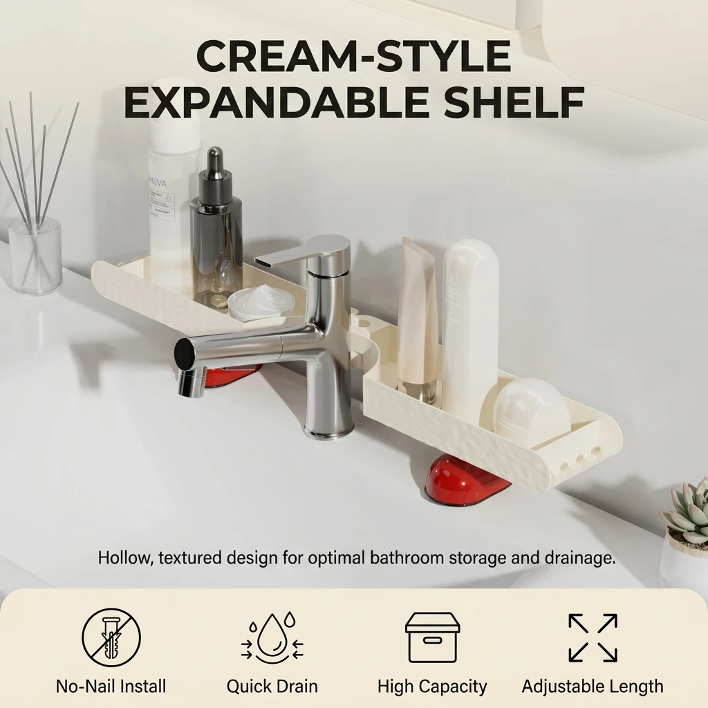 Bathroom Organizer Cosmetic St - Home Essentials Bathroom Rack 评论和价格