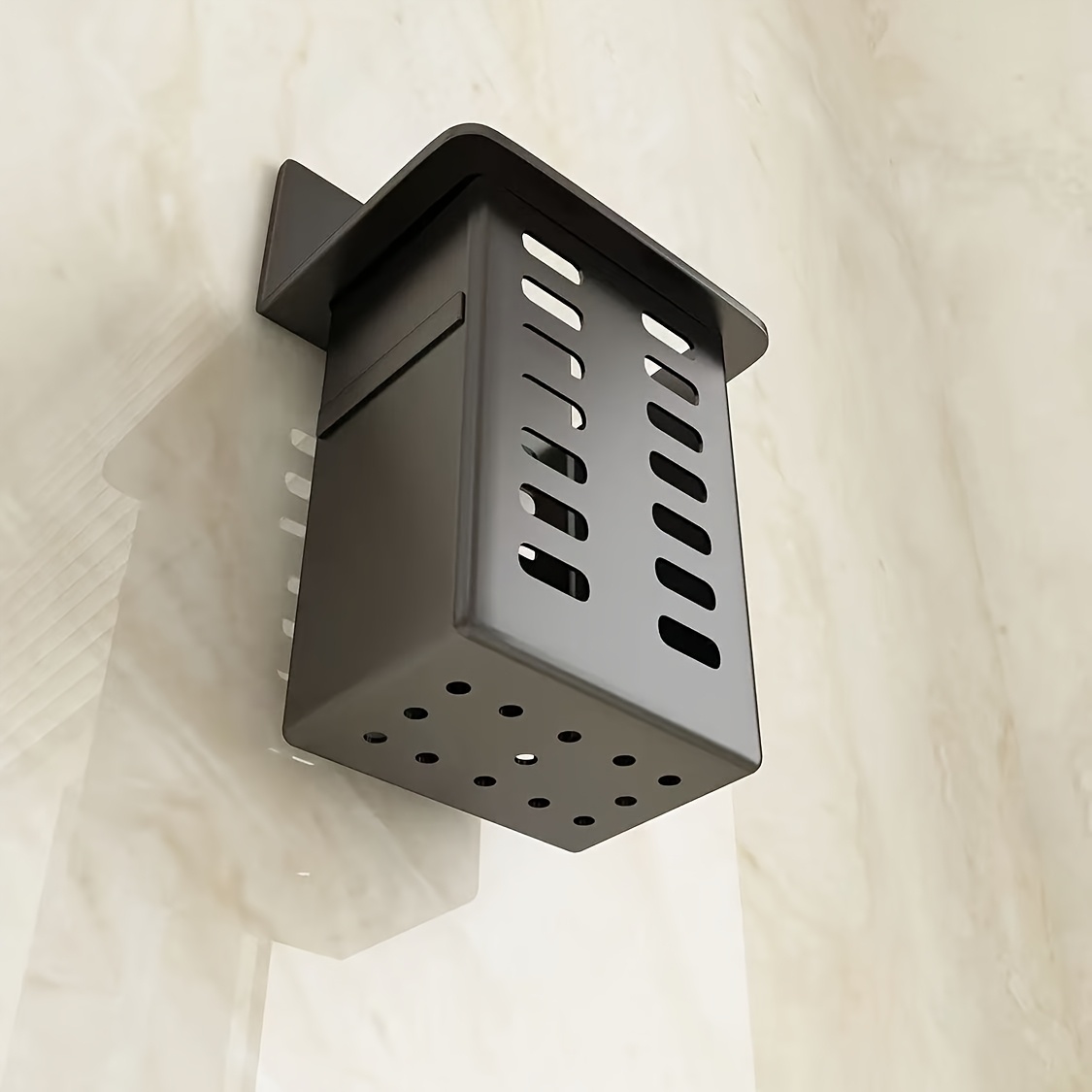 1/2 piece set of plastic wall- - Home Essentials Bathroom Rack 评论和价格