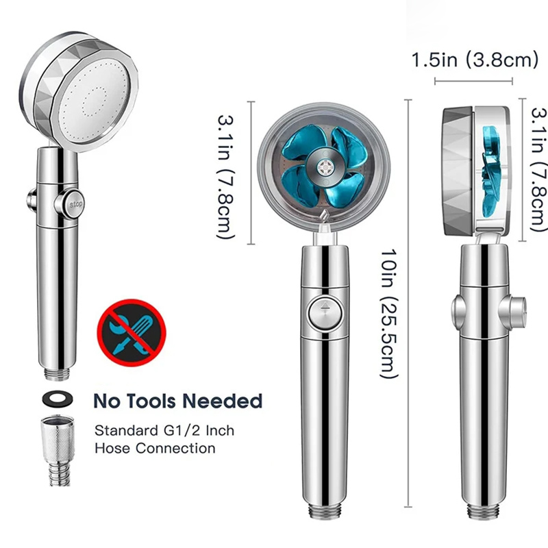 High Pressure Water-Saving Spr - Home Bathroom Fan 评论和价格