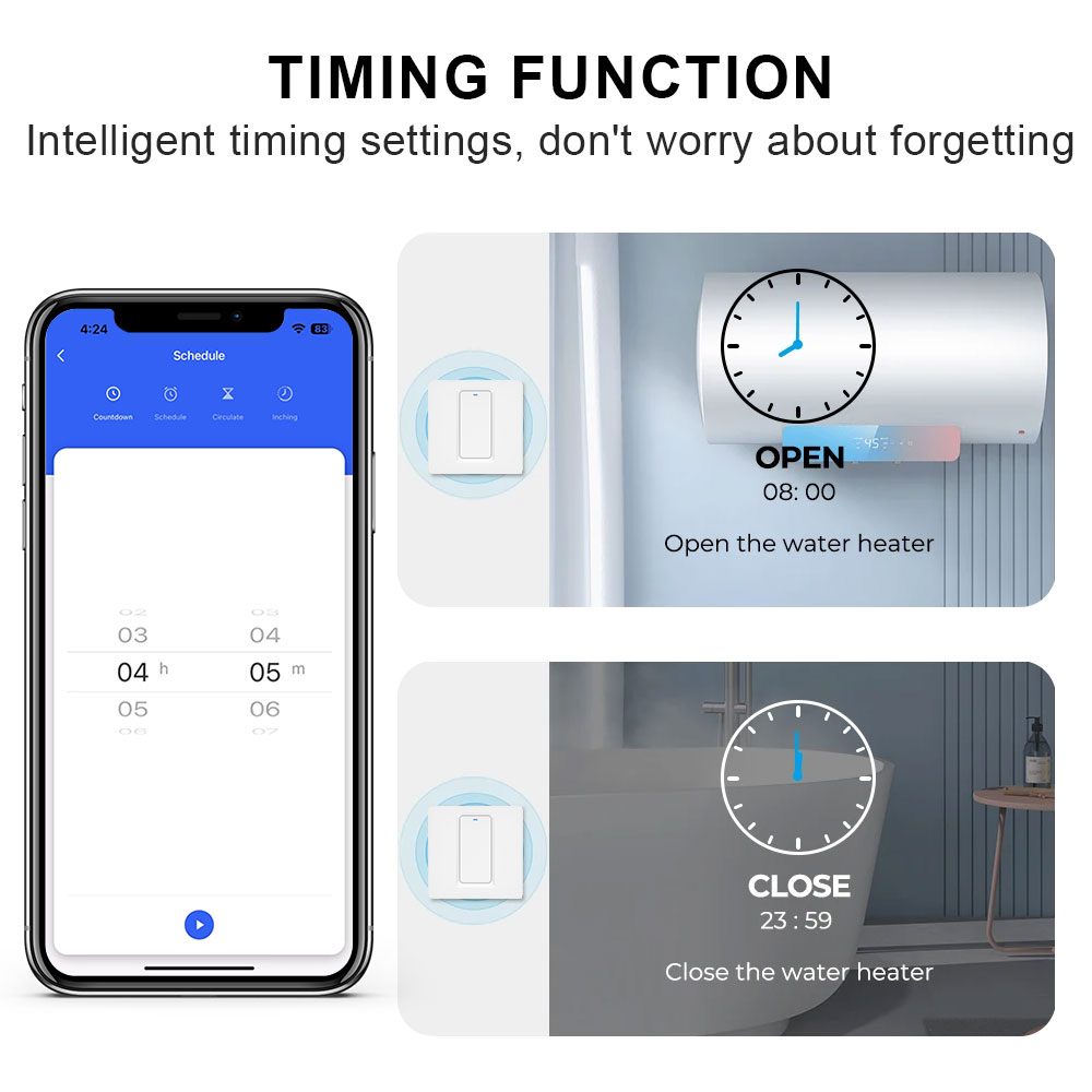 Smart Water Heater Switch/WiFi - Bathroom Home Improvement 评论和价格