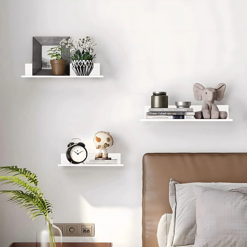 Metal Floating Shelves Wall Mo - Bathroom Home Improvement 评论和价格