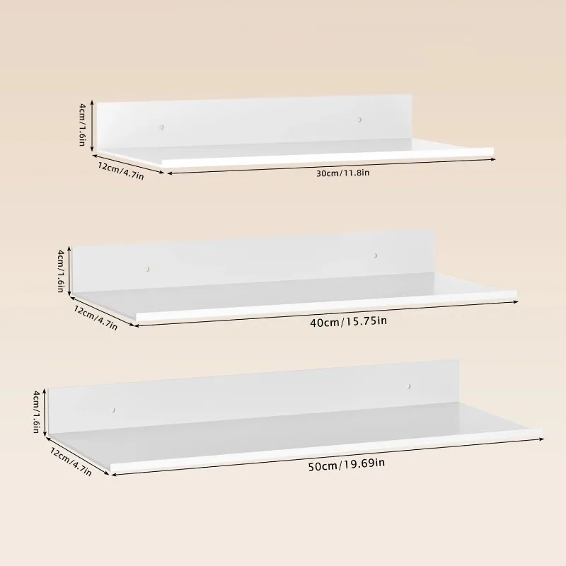 Metal Floating Shelves Wall Mo - Bathroom Home Improvement 评论和价格