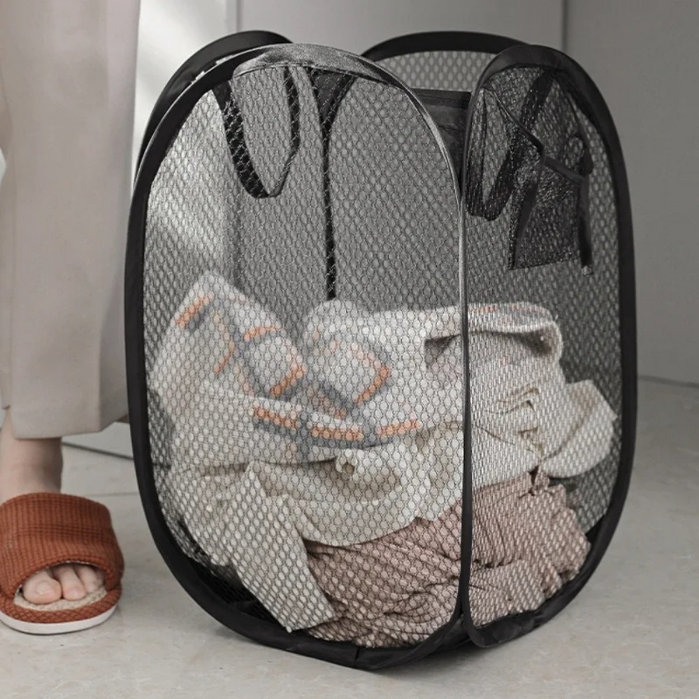 Foldable Pop-up Mesh Laundry B - Bathroom Home Improvement 评论和价格