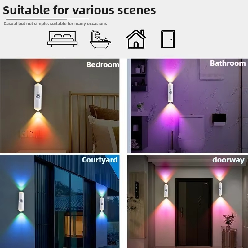 Smart RGB Gradient Night Light - Bathroom Home Improvement 评论和价格