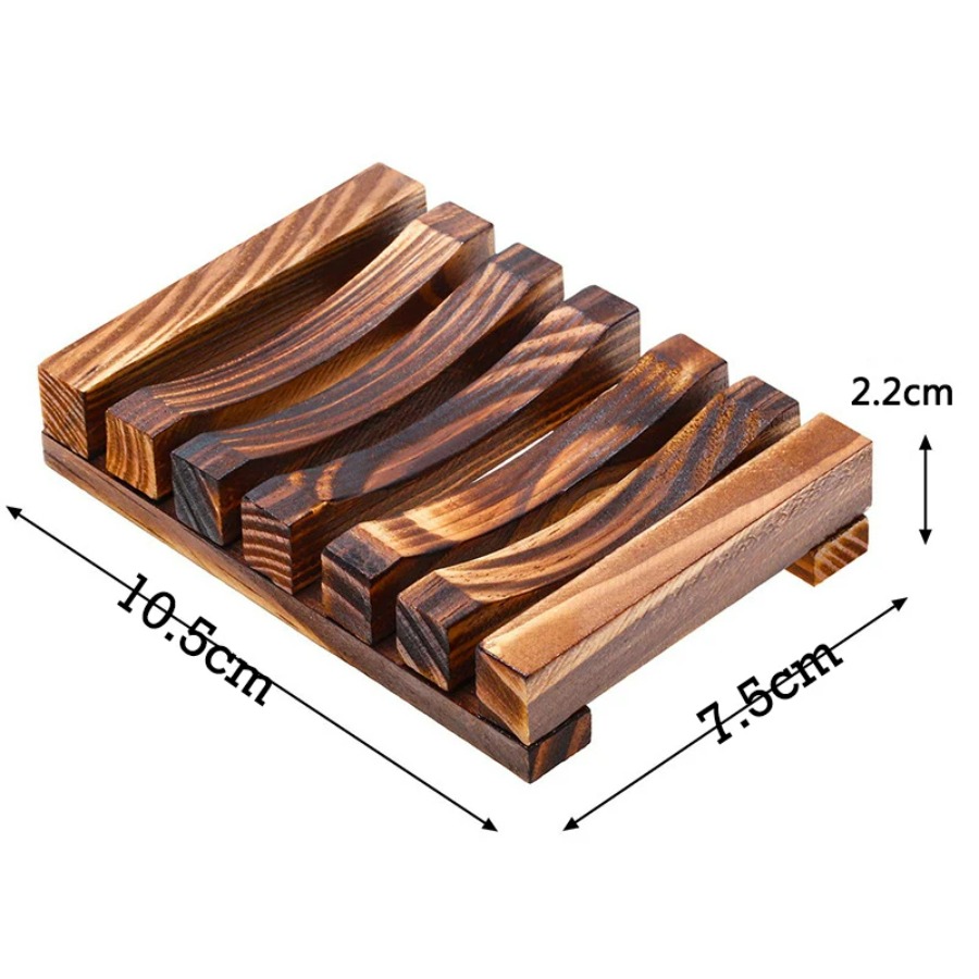 Natural Bamboo Soap Holder, Wo - Home Essentials Bathroom Storage 评论和价格