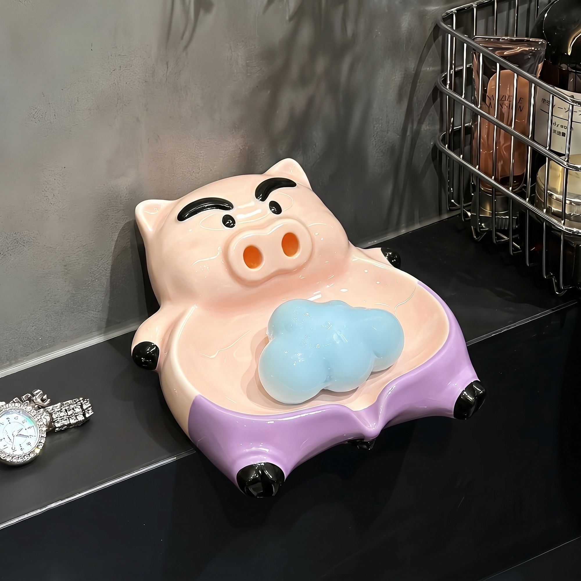 Cute Bo‑chan Soap Dish, Creati - Home Goods Bathroom Vanity 评论和价格