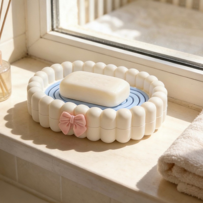 Home Bathroom Drain Soap Box,  - Home Essentials Bathroom Rack 评论和价格