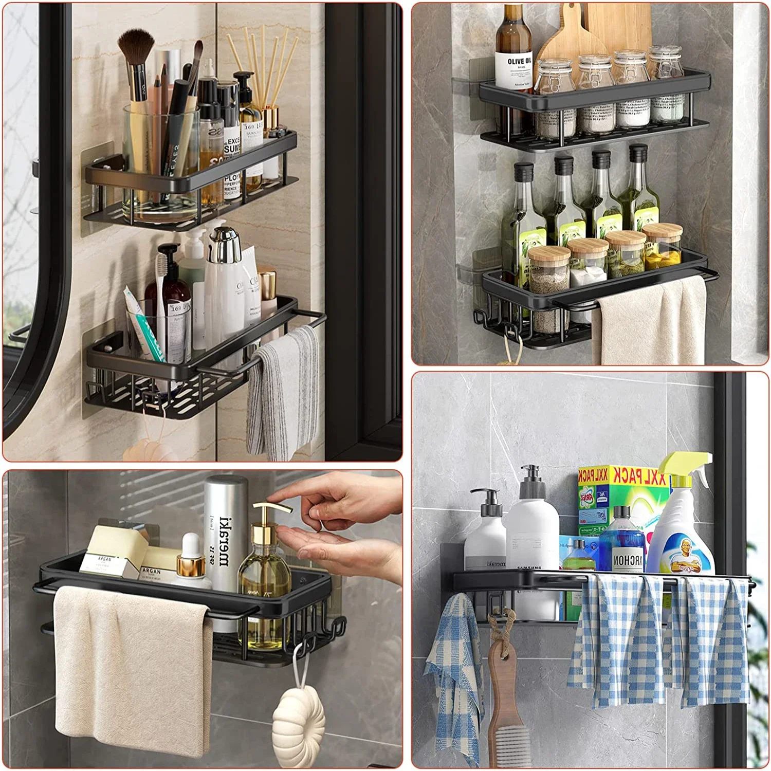 Bathroom Shelf Kitchen Storage - Home Kitchen Bathroom Marketing 评论和价格