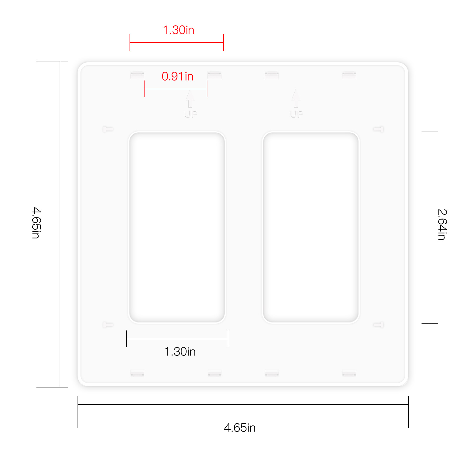 US、EU Type Switch Panel 2/3/4  - Bathroom Home Improvement 评论和价格