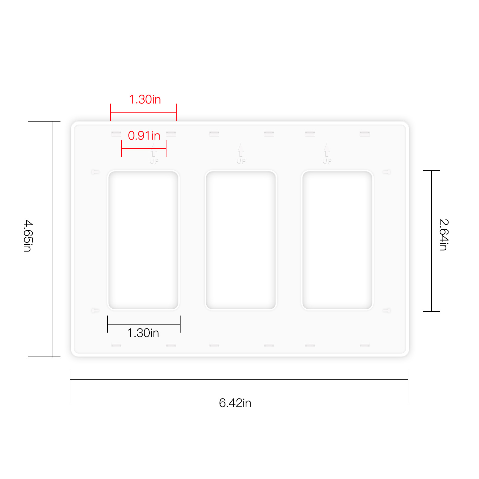 US、EU Type Switch Panel 2/3/4  - Bathroom Home Improvement 评论和价格